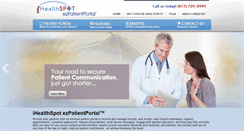 Desktop Screenshot of ezpatientportal.com